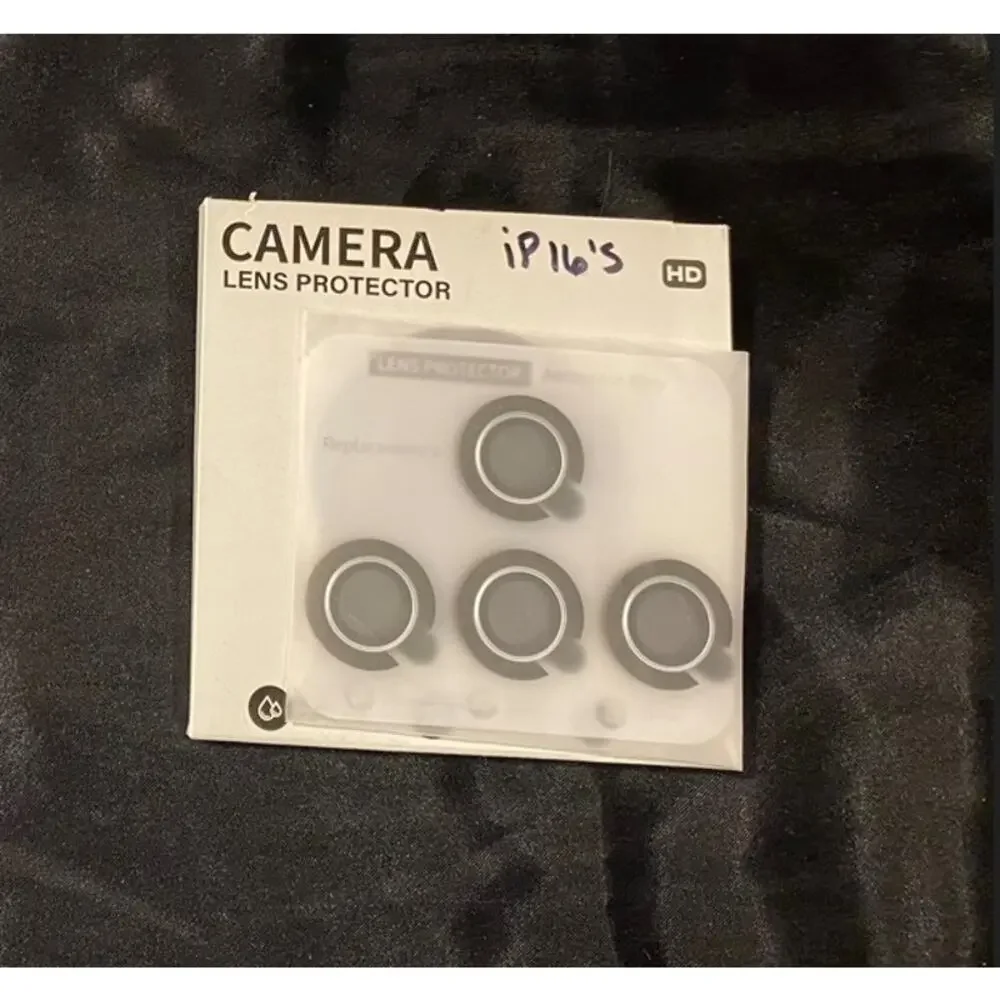 Brand New iPhone 16 Single Lens Protectors- Colorful or Silver